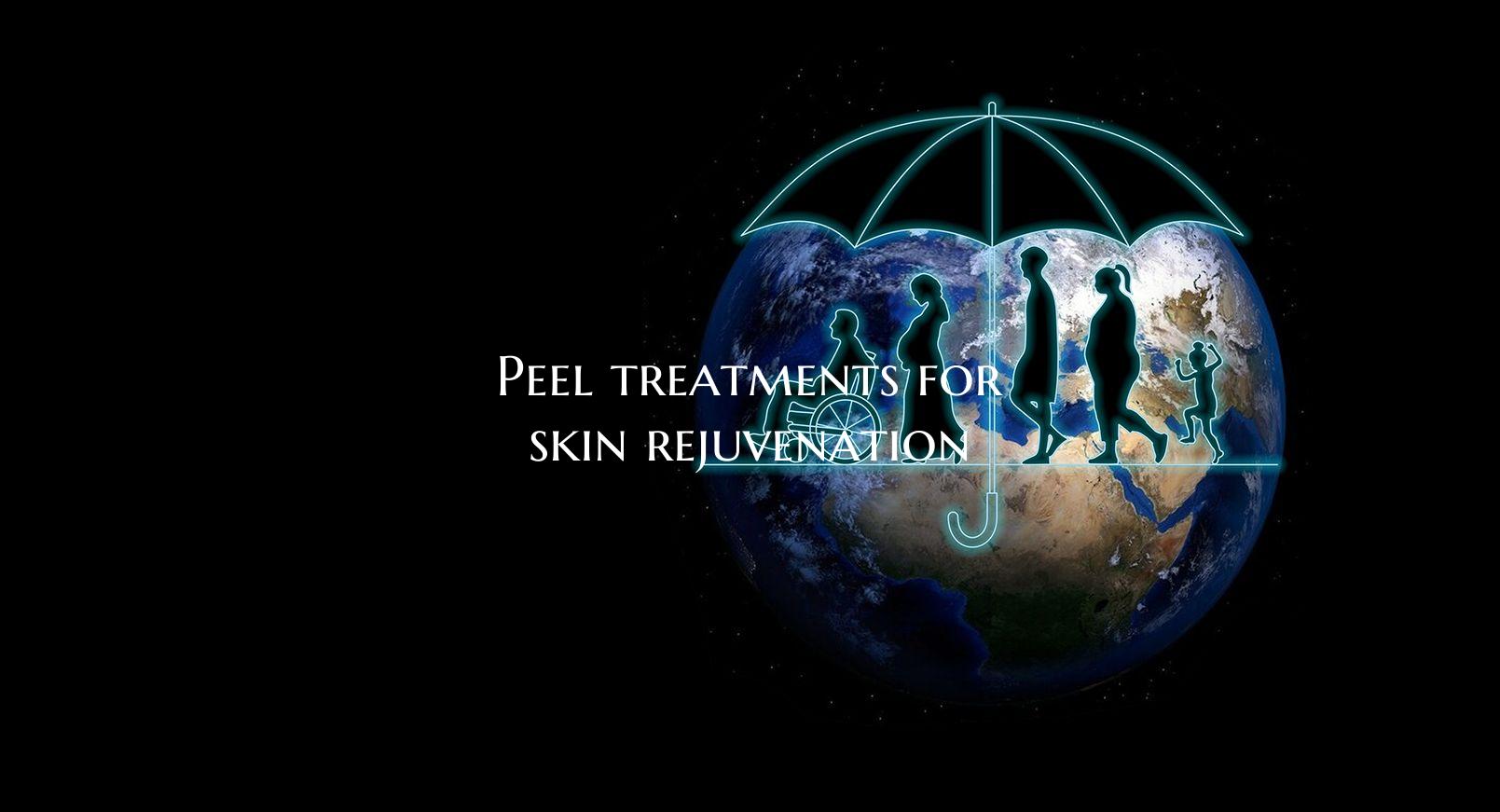 Peel treatments for skin rejuvenation